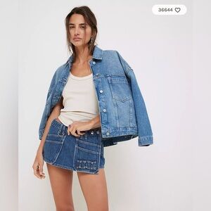 We The Free Denim Swing Jacket